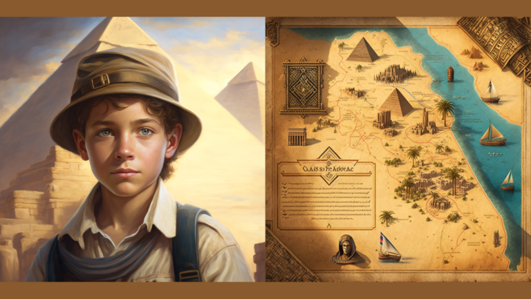 Archer's Adventures, Part II, Destination Unknown in Egypt, Cover Photo